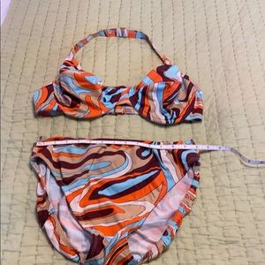 Tara Grinna Bikini 14/38DD 60’s Mod Print